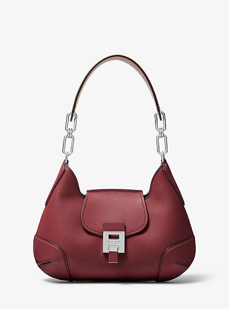 michael kors bancroft bag medium|Bancroft Medium Calf Leather Shoulder Bag .